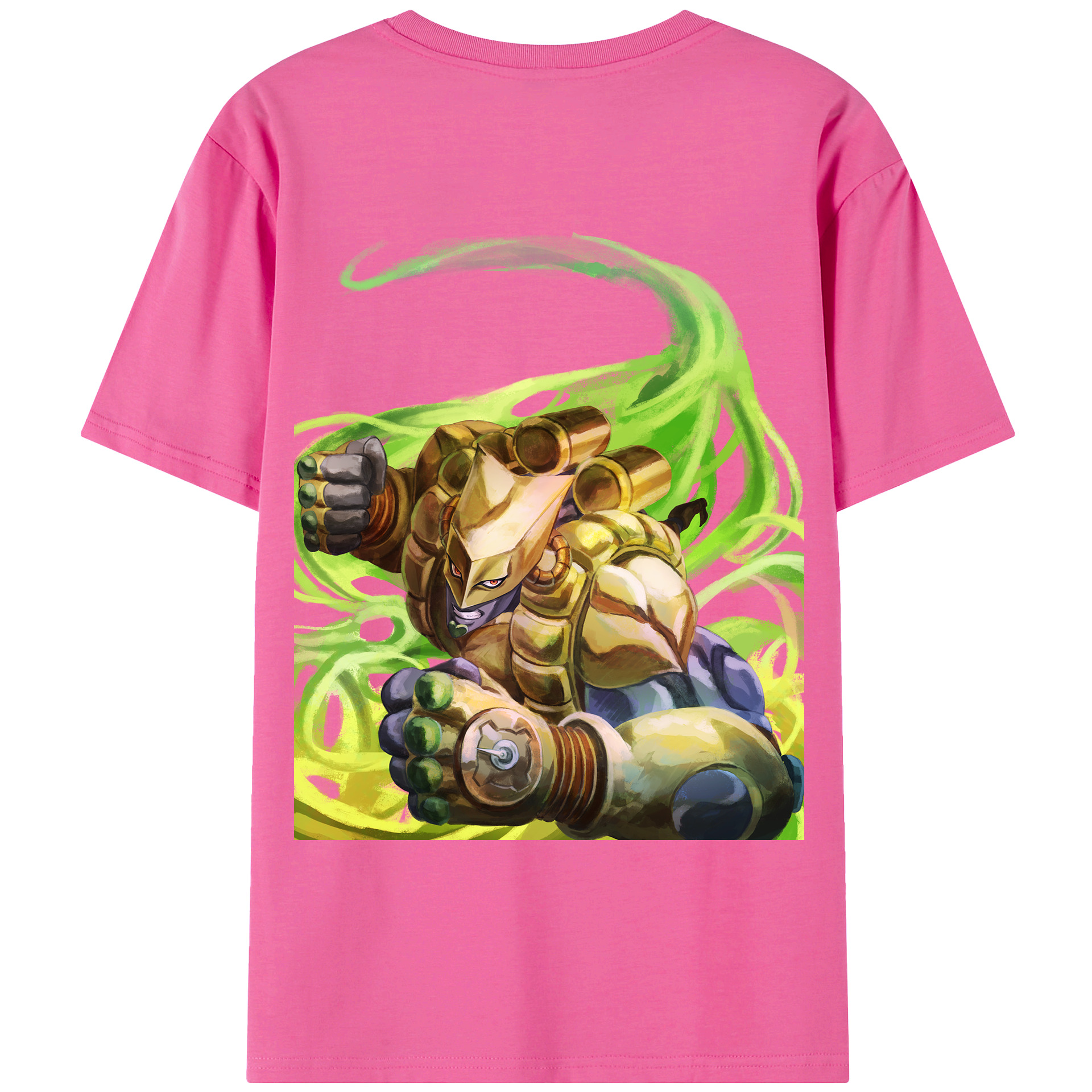 （画像用） ジョジョの奇妙な冒険 ディオ?ブランドー JoJo's Bizarre Adventure Dio Brando レディース半袖Tシャツ(バックプリント)